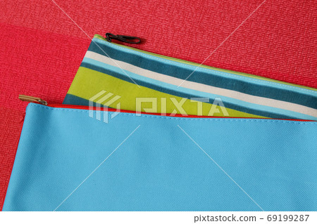 Bag, clutch bag, bag, fabric, pattern, border, colorful, cotton, household goods 69199287