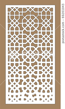 Shade screen, privacy fence template. Laser cut vector panel, screen, fence, divider. Cnc decorative pattern, jali design, interior element. Islamic , arabic laser cutting Shade screen, privacy fence template. Laser cut vector panel, screen, fence, divider. Cnc decorative pattern, jali design, interior element. Islamic , arabic laser cutting 69201043