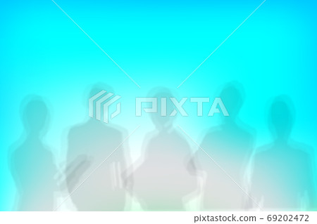 Business team people employee human resources silhouette background jpeg image wallpaper material 69202472