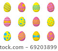 豐富多彩的複活節彩蛋插圖集 69203899