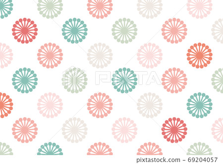 Floral pattern Japanese style modern Japanese pattern background material 9 69204057