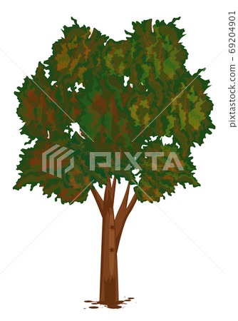 isolated green tree vector design - Stock Illustration [69204901] - PIXTA
