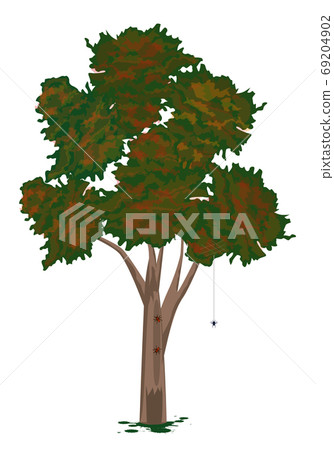 isolated green tree vector design - Stock Illustration [69204902] - PIXTA