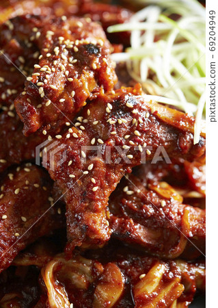 韓國美食卡爾比辣骨頭 韓國美食卡爾比辣骨頭 69204949