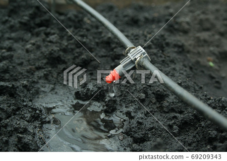 Irrigation system close up 69209343