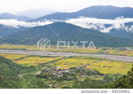 Paddy fields Huadong Rift Valley Taiwan 69209902