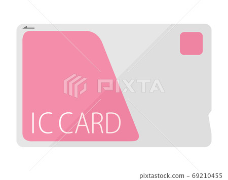 IC card illustration IC card illustration 69210455