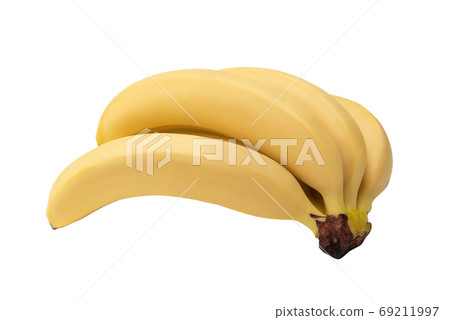 three bananas isolated on white background Clipping Path three bananas isolated on white background Clipping Path 69211997