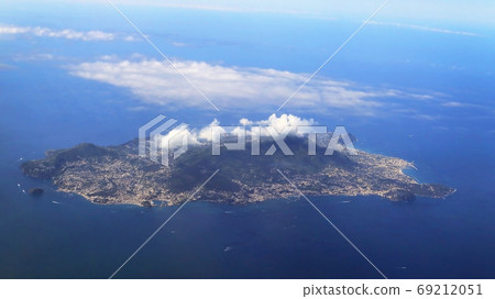Aerial view of Ischia island 69212051