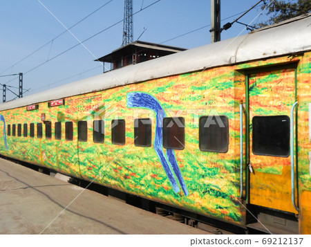 Air Conditioned First Class Coach of Shatabdi Express. 69212137