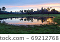 Stunning Sunrise and reflections at Angkor Wat - Siem Reap - Cambodia Biggest religious monument on the World 69212768