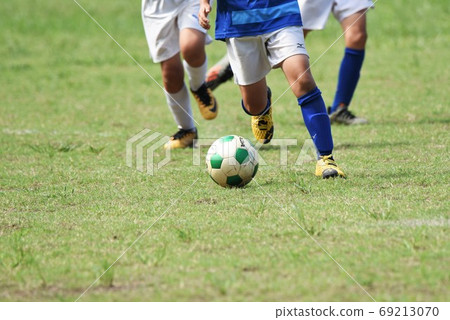 Boy soccer match scenery Boy soccer match scenery 69213070