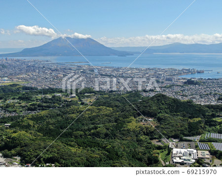 指宿天際線天際的櫻島 69215970