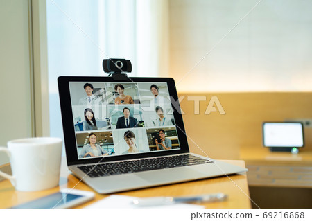 在線會議遠程辦公網絡會議業務形象 69216868