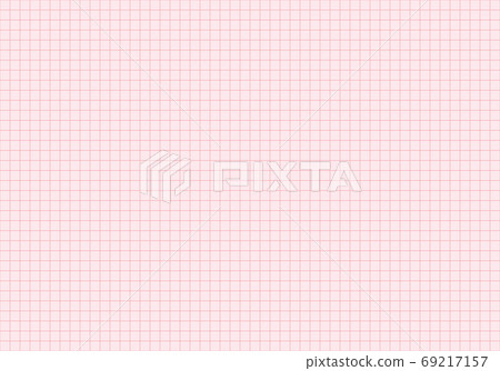 2 color simple graph paper background illustration (pink) 69217157