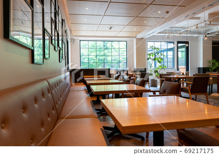 Restaurant cafe interior image 69217175