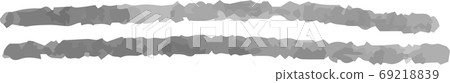 Watercolor hand painted texture horizontal line straight line material 69218839