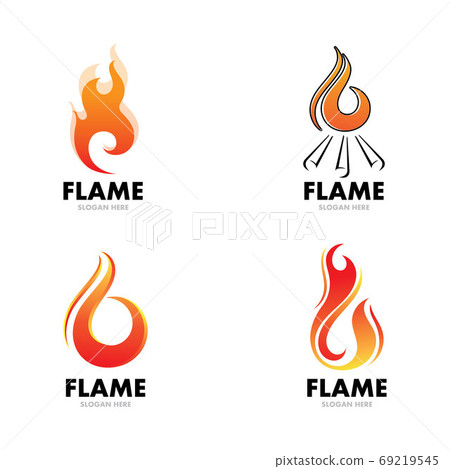 Fire logo vector illustration design Fire logo vector illustration design 69219545