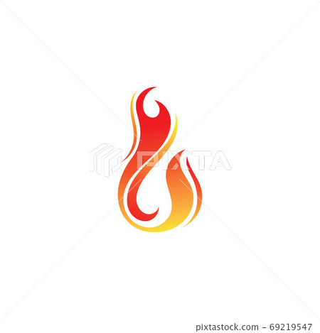 Fire logo vector illustration design Fire logo vector illustration design 69219547