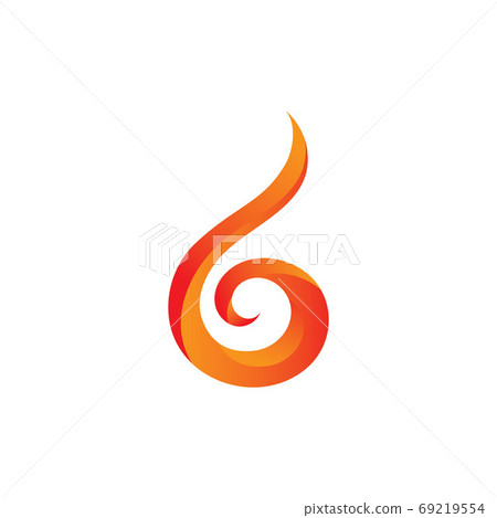 Fire logo vector illustration design 69219554