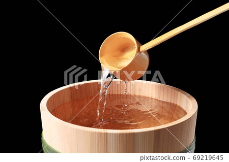 Image of sake in a barrel Image of sake in a barrel 69219645