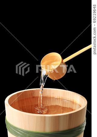 Image of sake in a barrel Image of sake in a barrel 69219648