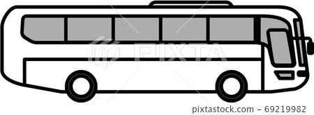 Long distance bus - Stock Illustration [69219982] - PIXTA