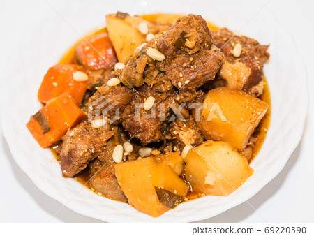 韓國菜單蒸排骨菜 69220390