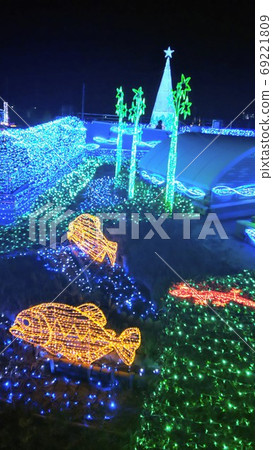 水族館的照明 69221809