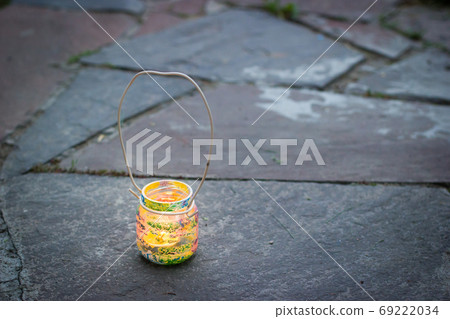 DIY Mason Jar Homemade Idea for Candle Holder DIY Mason Jar Homemade Idea for Candle Holder 69222034
