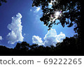Illuminated clouds and sunlight 69222265