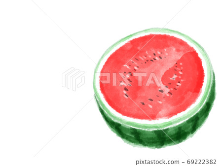 西瓜_手繪_無文字 69222382