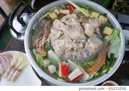 Thai style BBQ or Moo Kra Ta at Mon Jam, Mae Rim, 69223208