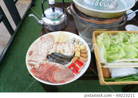 Thai style BBQ or Moo Kra Ta at Mon Jam, Mae Rim, 69223211
