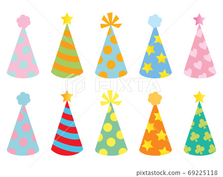 Set of party corn hats 69225118