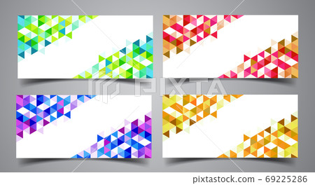 Triangle abstract background design, shape pattern design, card design template Triangle abstract background design, shape pattern design, card design template 69225286