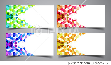 Triangle abstract background design, shape pattern design, card design template Triangle abstract background design, shape pattern design, card design template 69225287