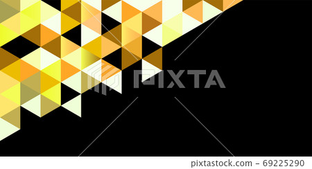 三角形抽象背景設計，形狀圖案設計，名片設計模板 69225290