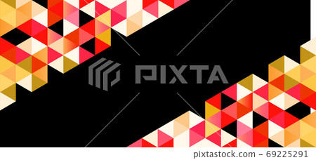 三角形抽象背景設計,形狀圖案設計,名片設計模板 三角形抽象背景設計,形狀圖案設計,名片設計模板 69225291