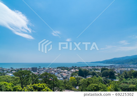 小田原城堡塔（伊豆半島）的風景 69225302