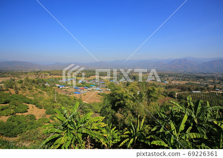 Satikhiri village in northern thailand: rural scenery 69226361