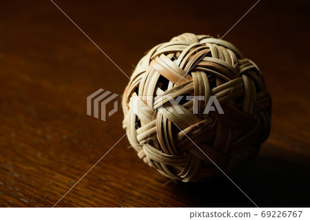 Myanmar Chinglong Ball and copy space. 69226767