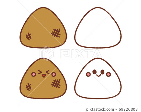 Rice ball _ grilled rice ball _ salted rice ball Rice ball _ grilled rice ball _ salted rice ball 69226808