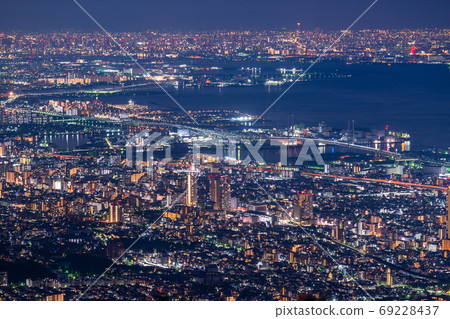 《Hyogo Prefecture》Night view of Kuseisedai 69228437