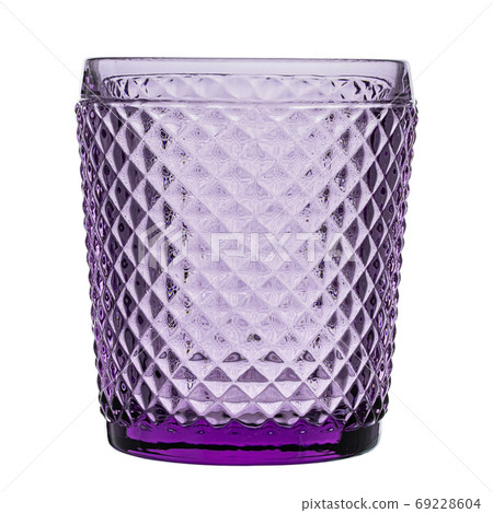 Empty glass for drinking water, juices, milk and various drinks. 69228604