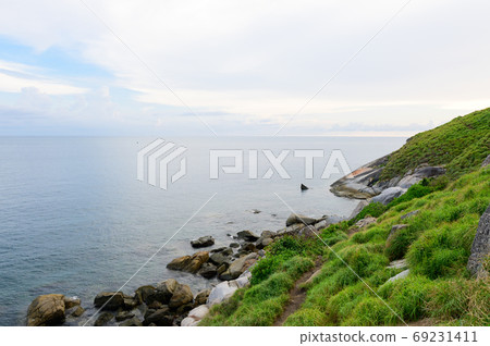 Beautiful landscape of Krating Cape, Phuket Beautiful landscape of Krating Cape, Phuket 69231411
