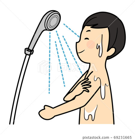 Men showering 69231665