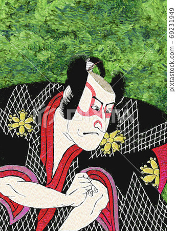 浮世繪歌舞uki演員＃10油畫版 69231949