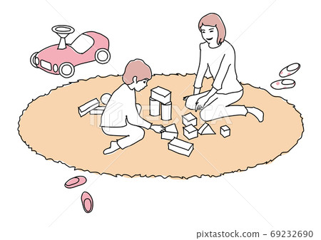 Children playing indoors Children playing indoors 69232690