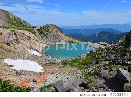 Summer at Shirayama, the three sacred mountains in Japan Summer at Shirayama, the three sacred mountains in Japan 69233594